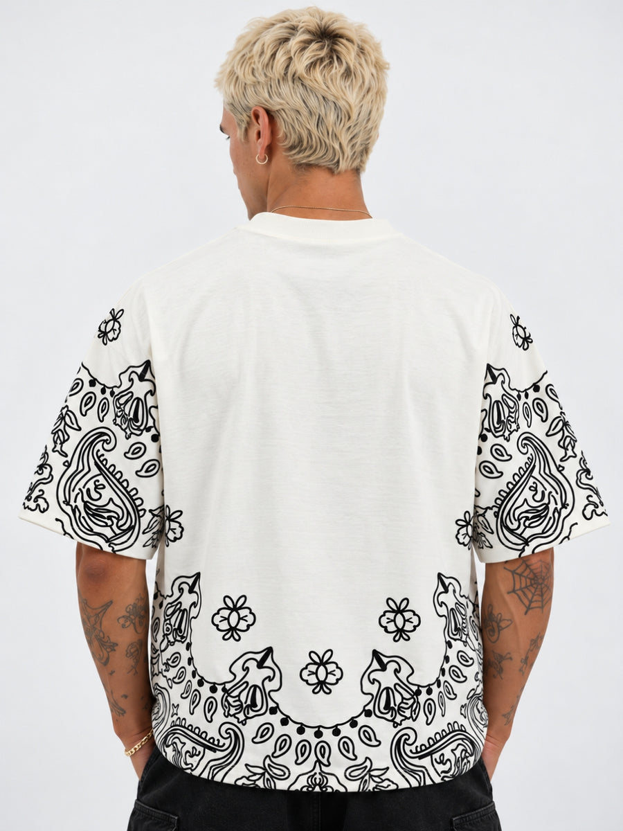Lost Soul Puff Printed Men Premium Oversized T-Shirt alternate view