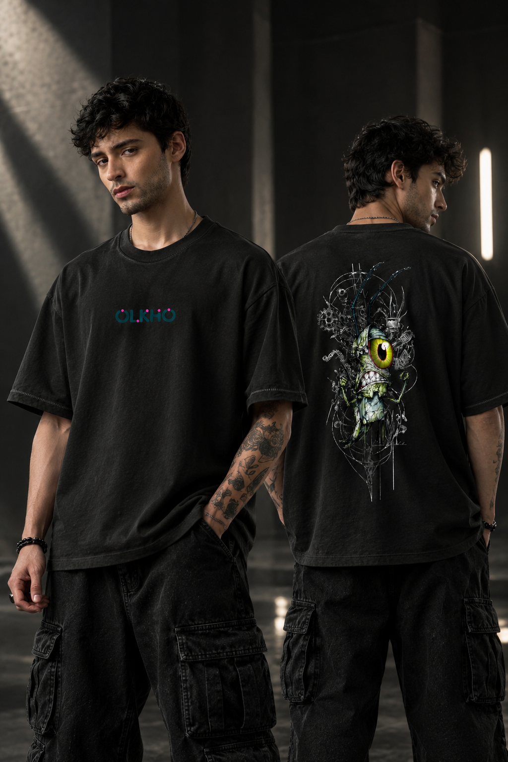OLKHO — Glitch Plankton Heavyweight Tee alternate view